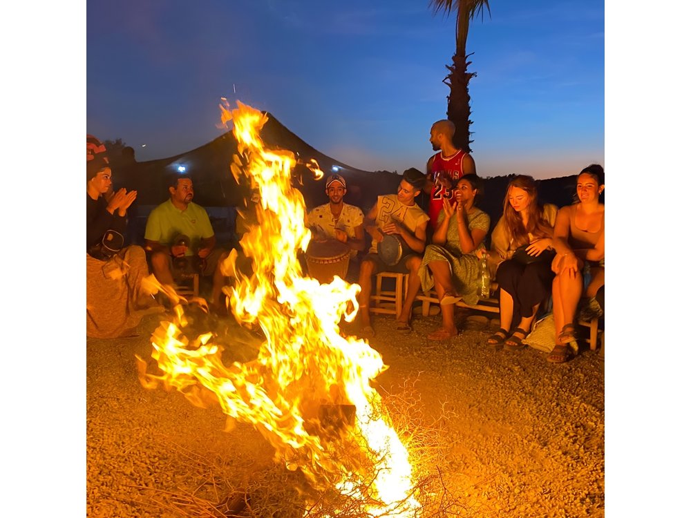 Marrakech : Agafay Desert sunset Dinner & Fire Show