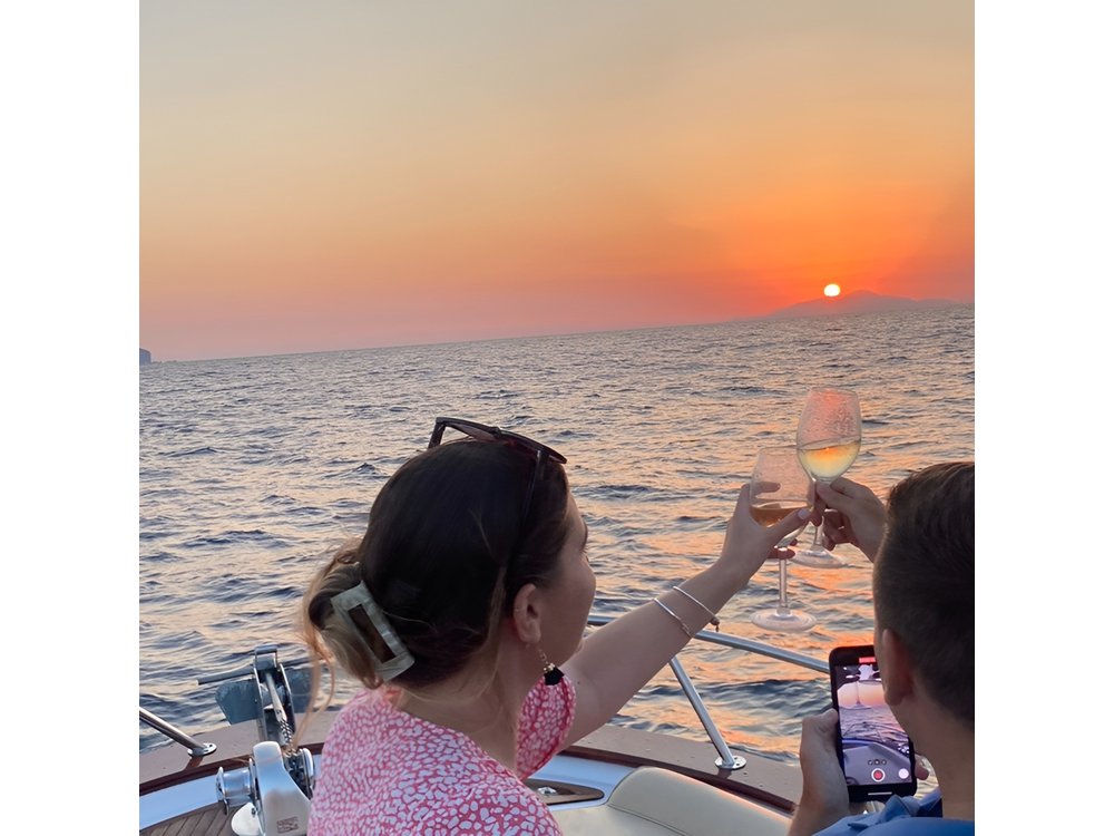 3-Hour Private Sunset Boat Tour in Sorrento