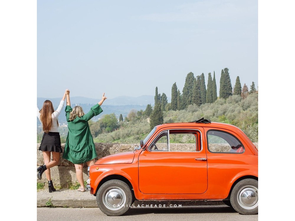 Florence Fiat 500 Wine Tour & Tuscan Lunch at Farm in Chianti