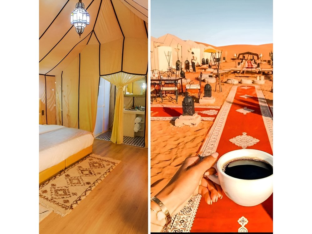 LUXURY Desert Camp: 3 Days Marrakech to Merzouga and Camel Trek