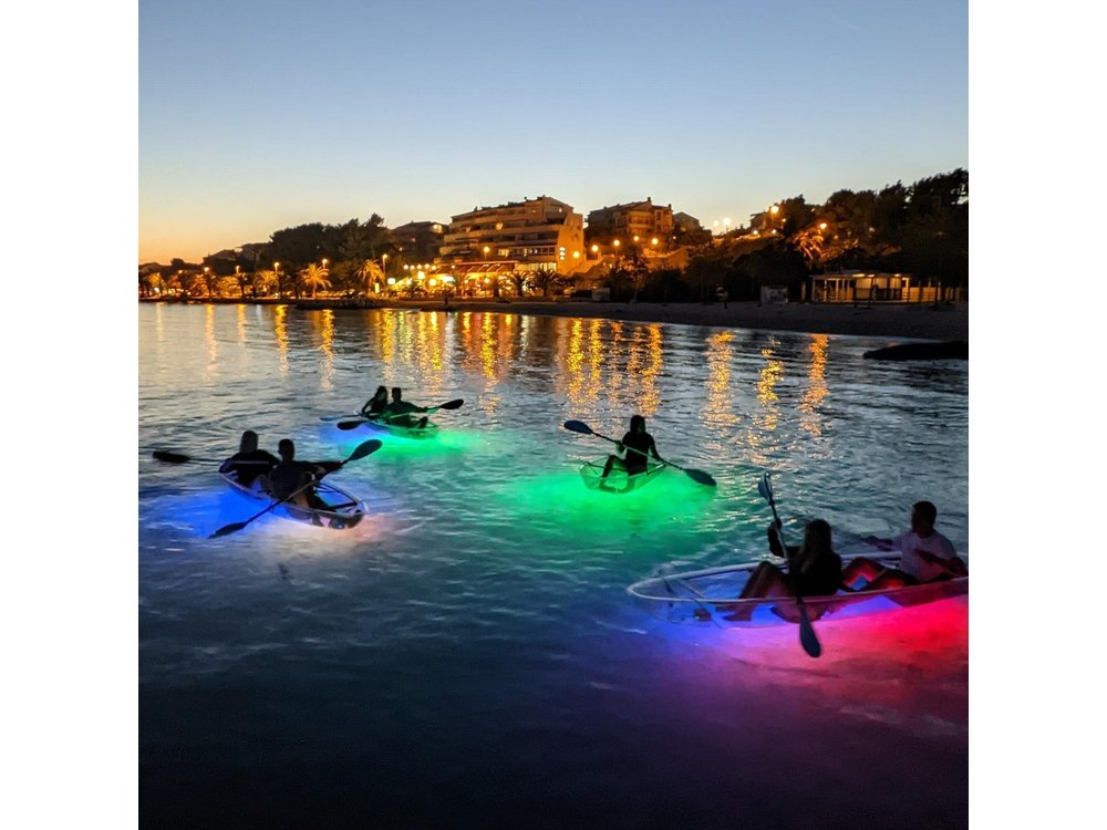 Transparent Kayak Glow Tour in Split