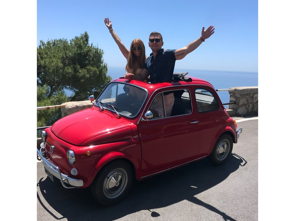 Private Amalfi Coast Vintage Fiat 500 Tour: Amalfi to Positano