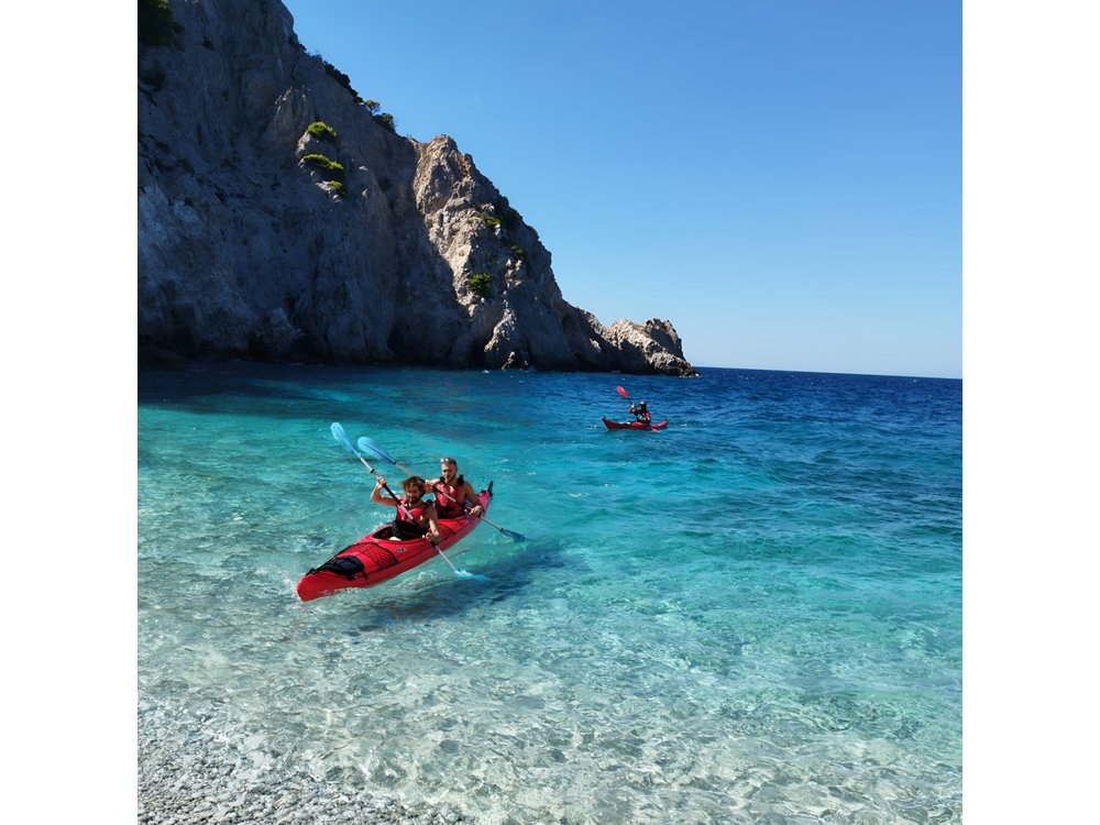 From Athens Half Day Sea Kayak Tour at the Corinthian Gulf