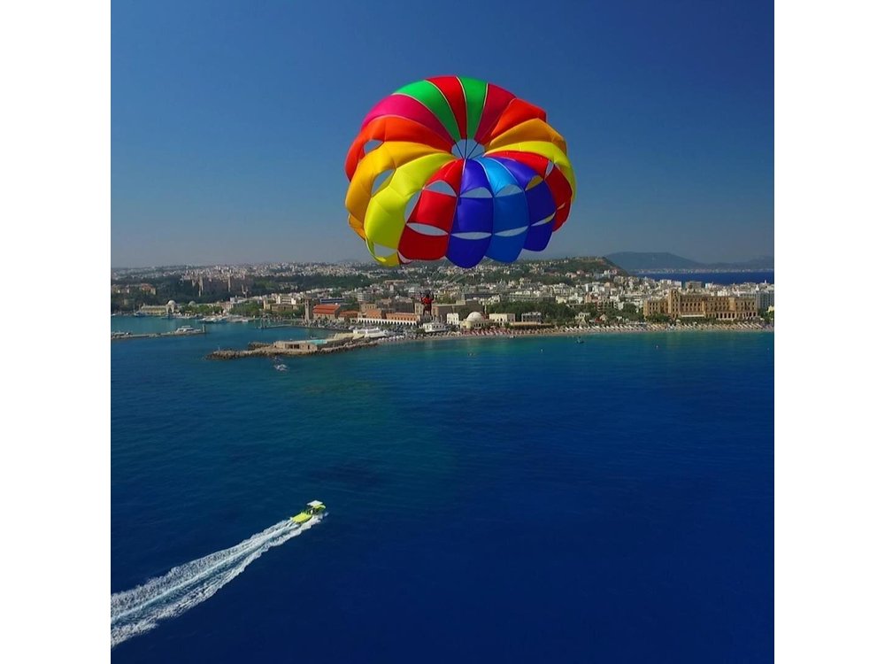 Private Parasailing at Rhodes Elli Beach