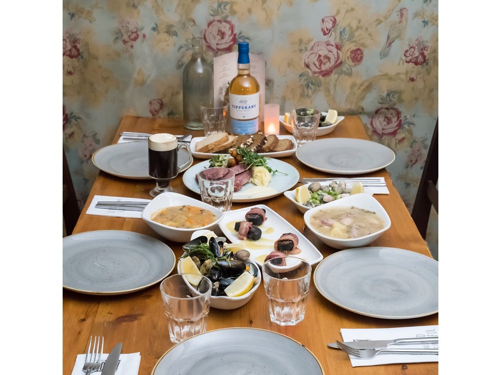 Taste traditional Irish food in the heart of Dublin