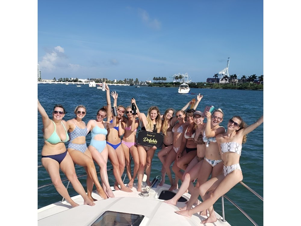 Up to 34Pax Bachelorette Party Boat & Yacht Rental Miami