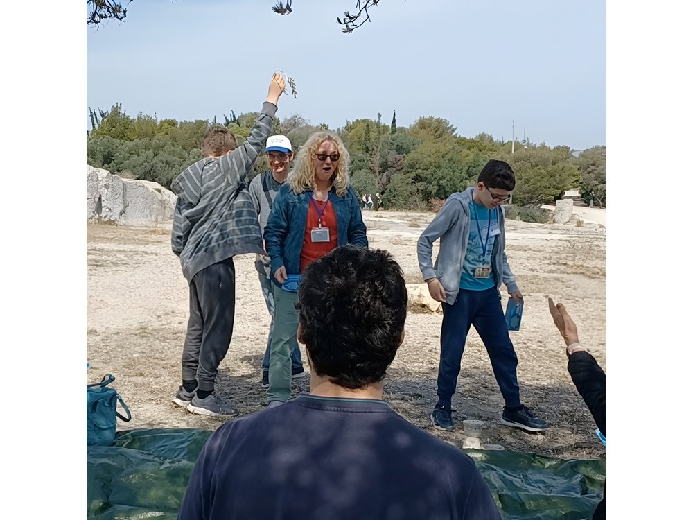 Democracy Experiential Workshop Activity on Pnyx hill, Athens