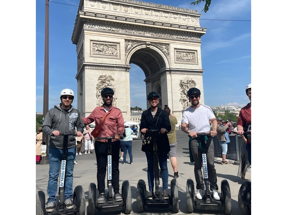 Paris City Sightseeing Half Day Guided Segway Tour with a Local Guide
