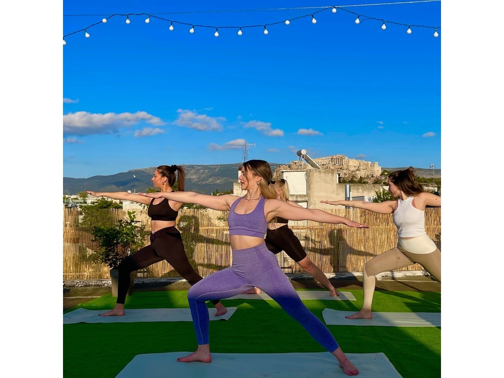 Athens Acropolis View Yoga and Pilates: Morning or Sunset Option