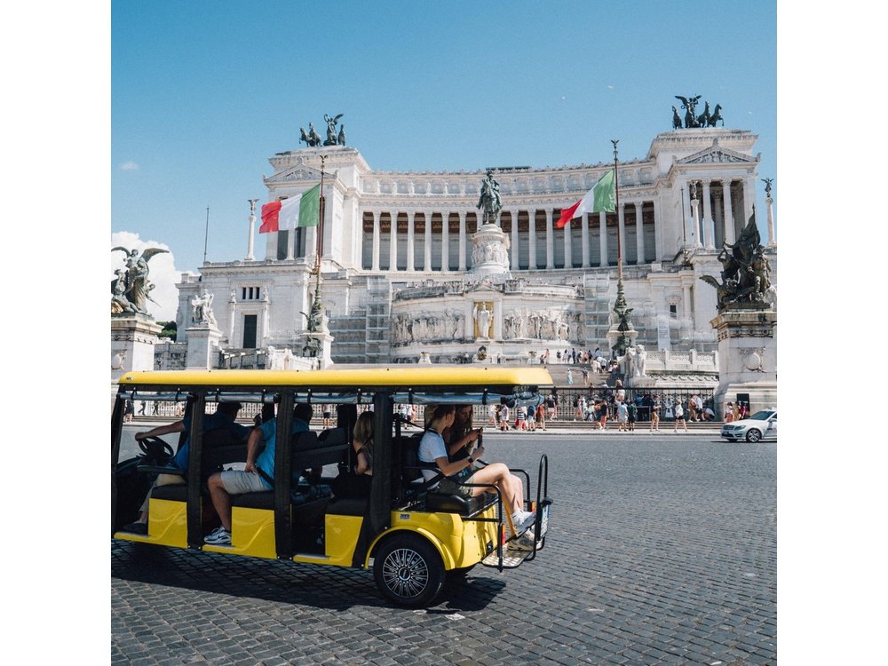 Golf Cart Driving Tour: Rome Express in 1.5 hrs