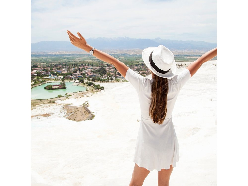 Pamukkale Full Day Guided Shared Tour with Lunch from Antalya