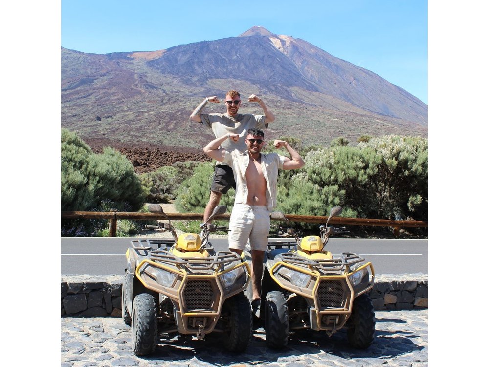 sunset quad bike tour at Tenerife volcano or day trip