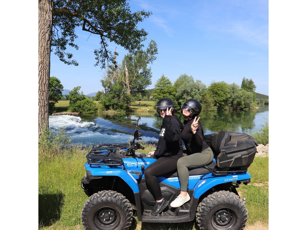 From Split: Three River Quad Tour with swimming