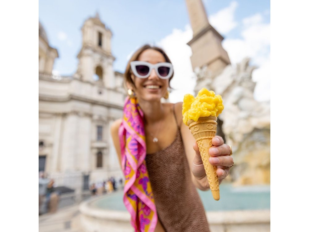Gelato and Fettuccine Pasta Cooking Class in Rome Piazza Navona