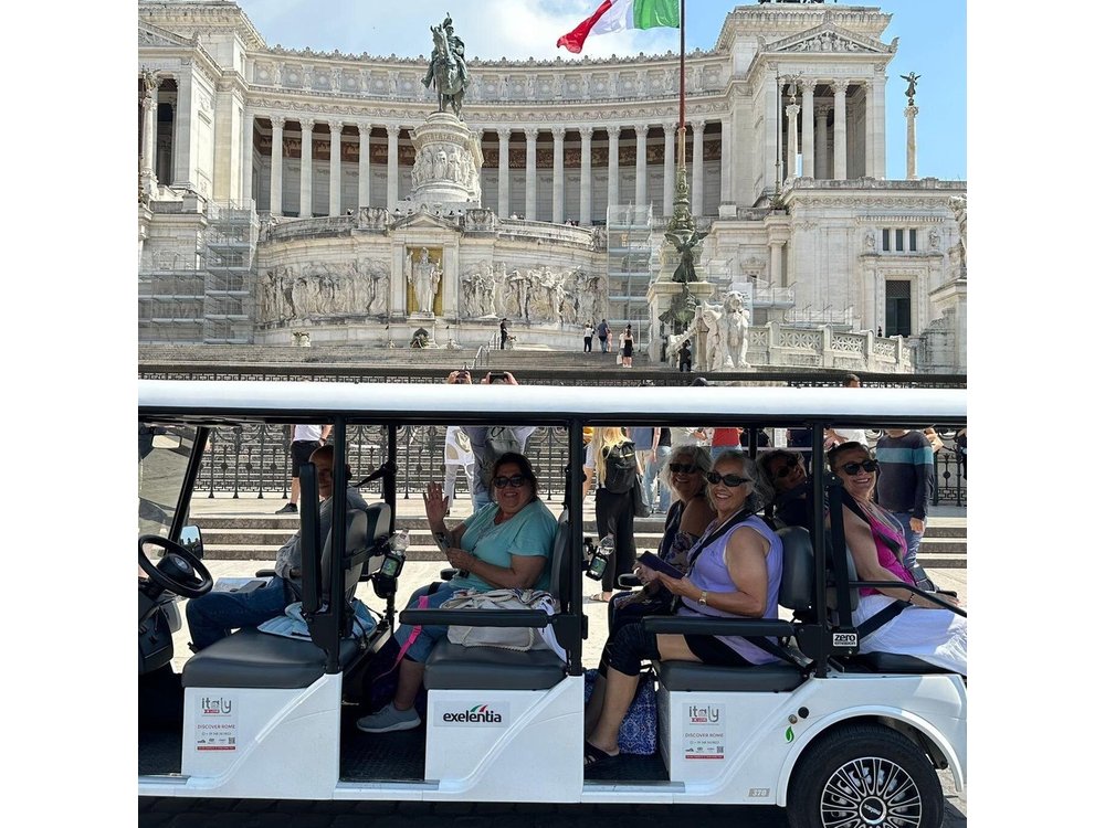 Golf cart private tour of Rome