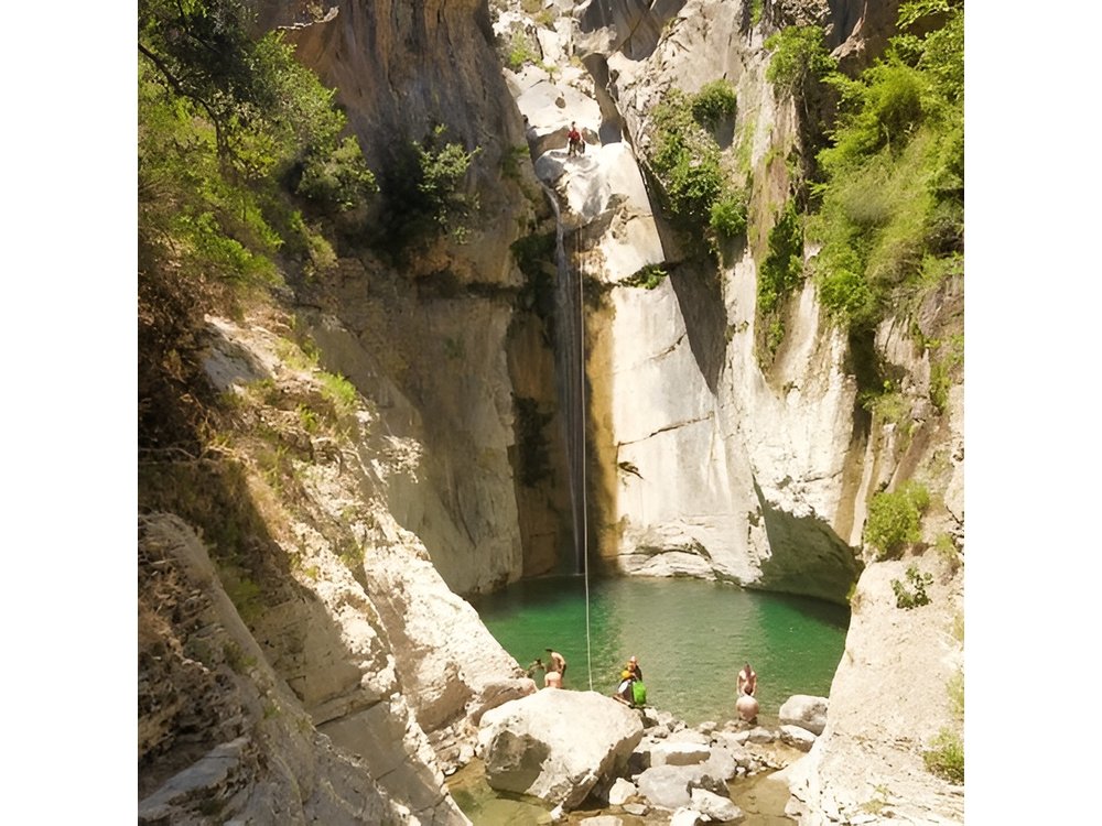 Guided Canyoning: Manikia Gorge with Lunch and Photos from Athens