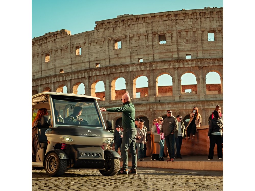 Rome Highlights by Golf Cart Private Tour