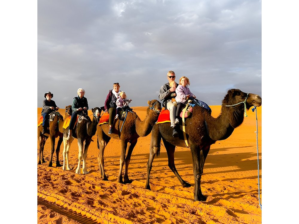 3 Days Desert Tour in Marrakech to Merzouga Dunes and Camel Trek