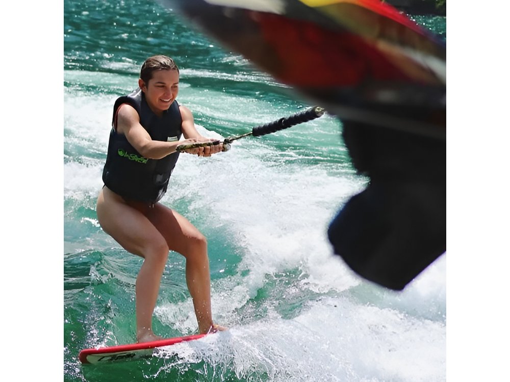 Wakeboard and Wakesurf on Lake Como with Mastercraft Boat