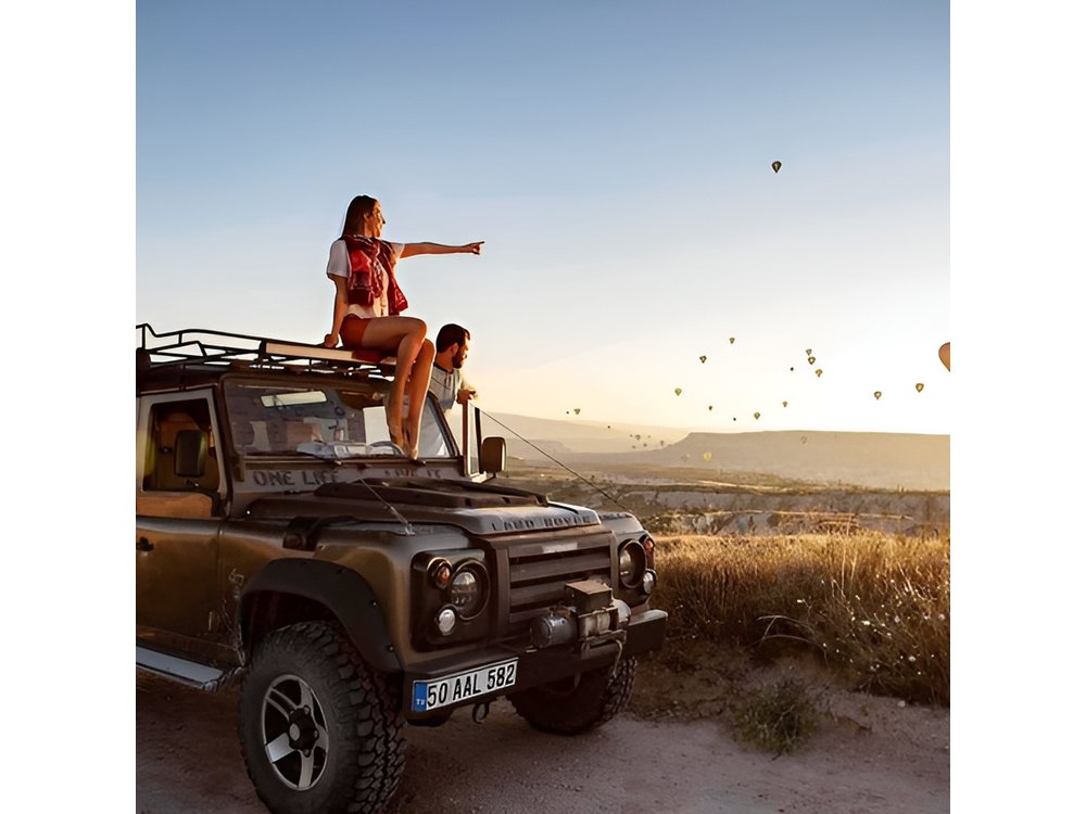 Cappadocia Private Jeep Safari Tour with Hotel Pickup & Champagne