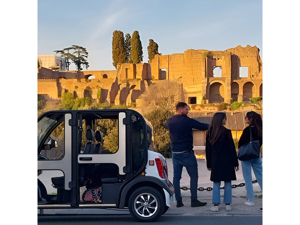 3 Hour Private Tour Wonders of Rome by Golf Car with Pick up