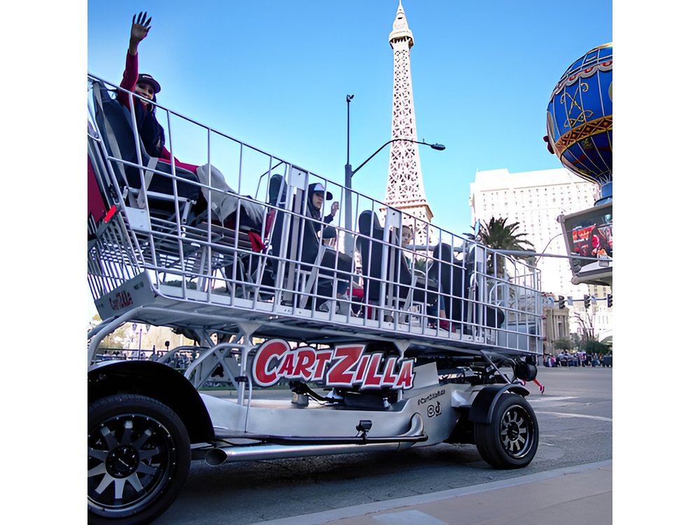 Giant Shopping Cart Limo Ride in Las Vegas