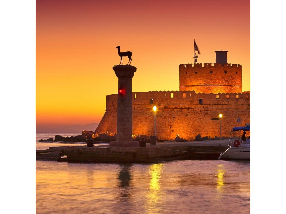 3.5 Hour Private Rhodes Sunset and Wine Sailing Tour
