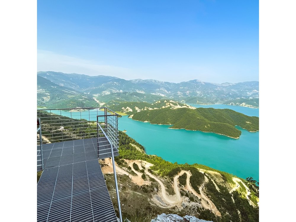 Tirana Trip to Bovilla Lake and Gamti Mountain Hiking View