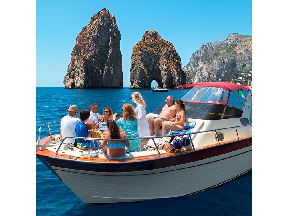 Shared half-day boat tour to Capri from Sorrento