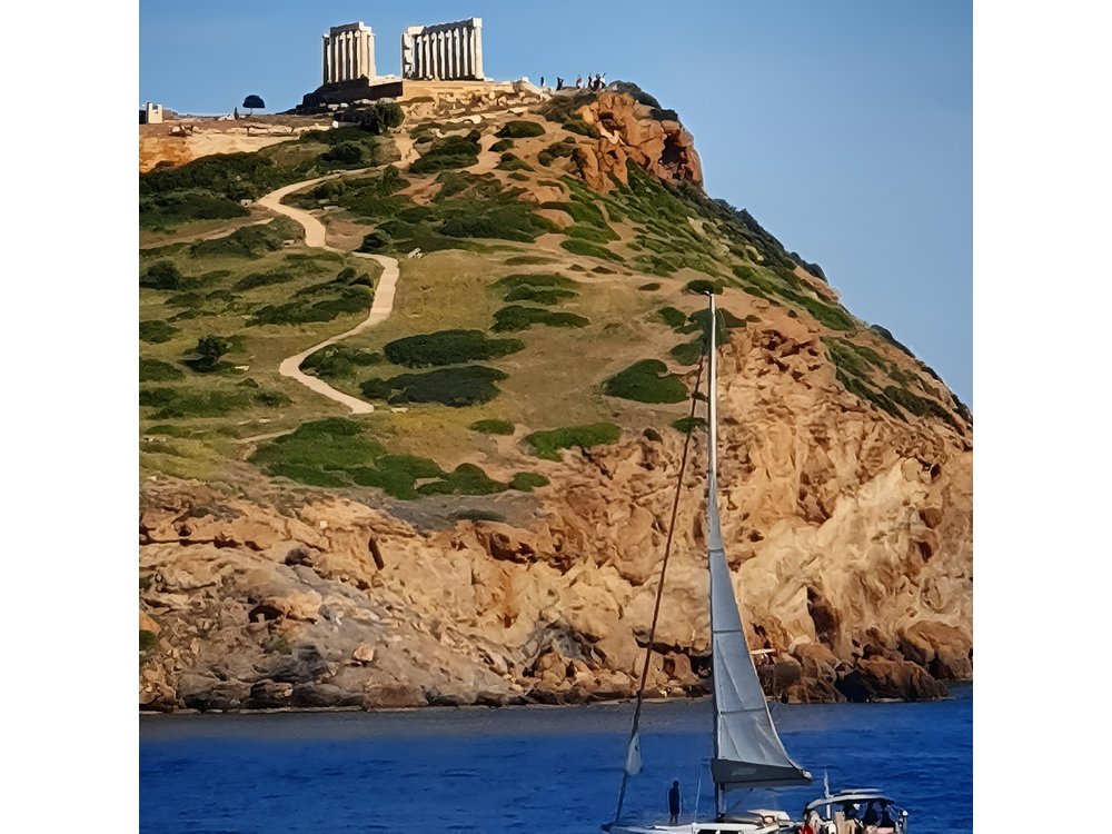 Private Tour Sounio Athens Riviera with Traditional Greek Food