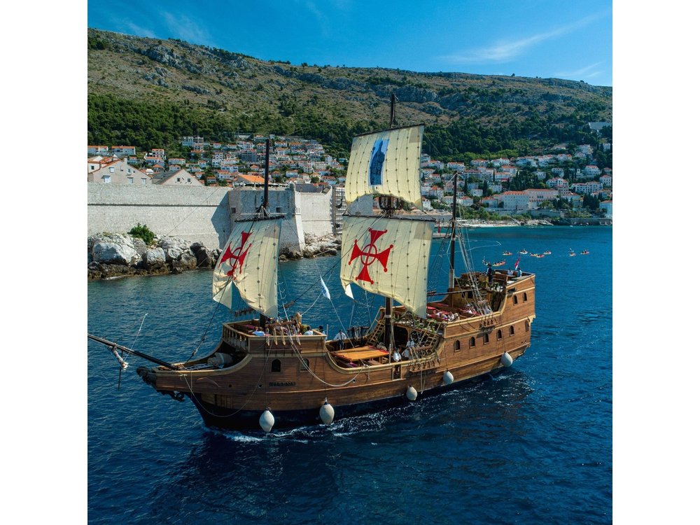Sunset Panorama Cruise on a Wooden Galleon in Dubrovnik