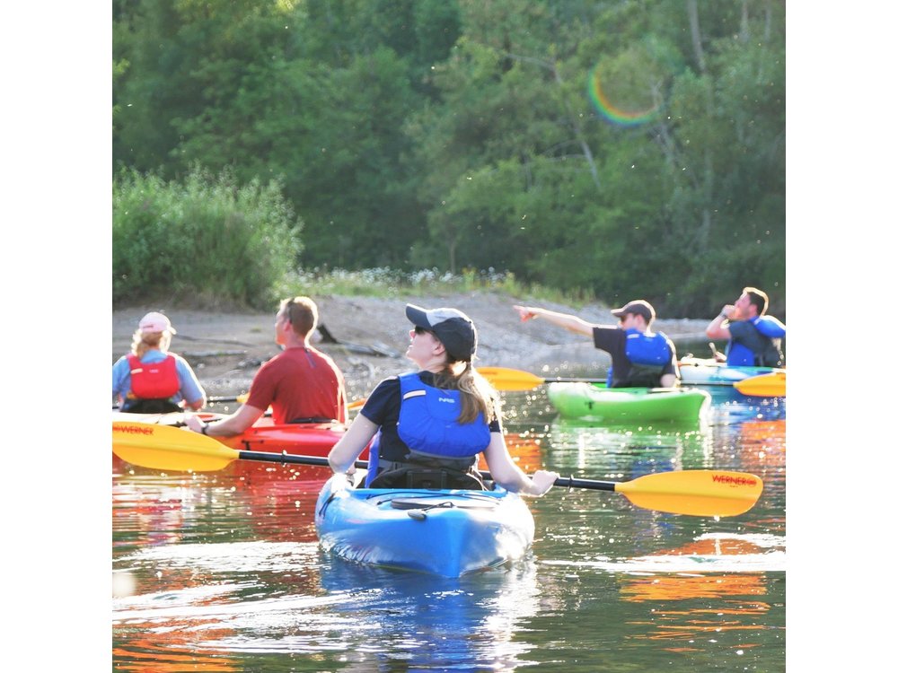 Kayaking in Columbia River Gorge National Scenic Area