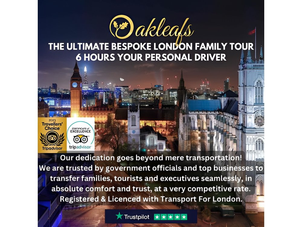 Ultimate Personalised London Tour - 6 Hours Your Personal Driver