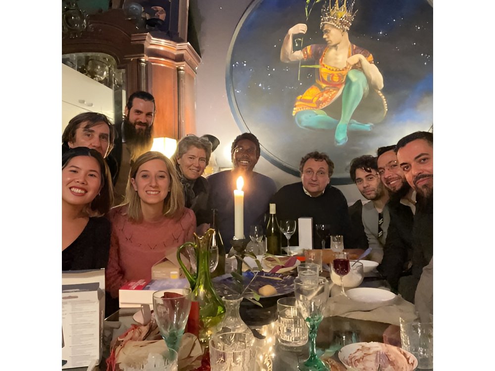 Dinner in a Bohemian Artist Apartment in Central Paris