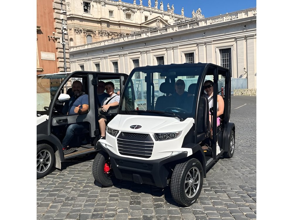 Private Golf Cart Tour in Rome