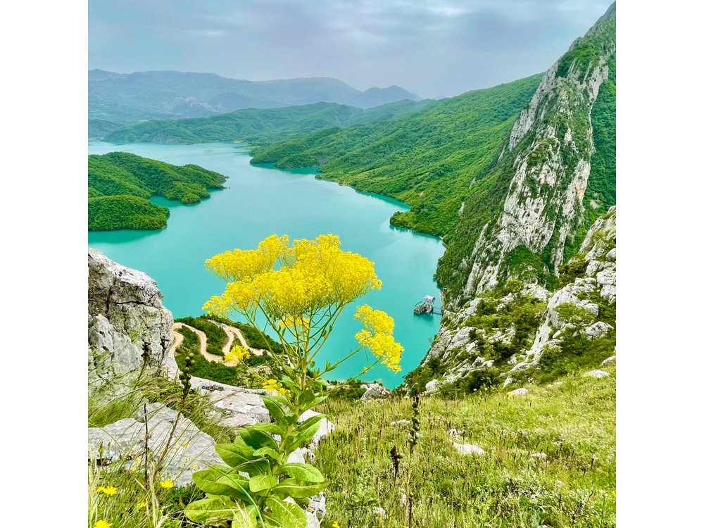 Hike on Gamti Mt & Bovilla Lake from Tirana on Luxe Land Rover