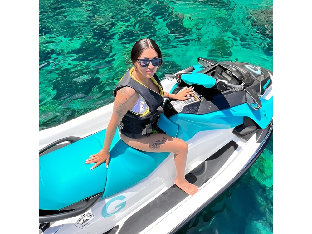 Excursion to Cala Salada by Jet Ski From San Antonio