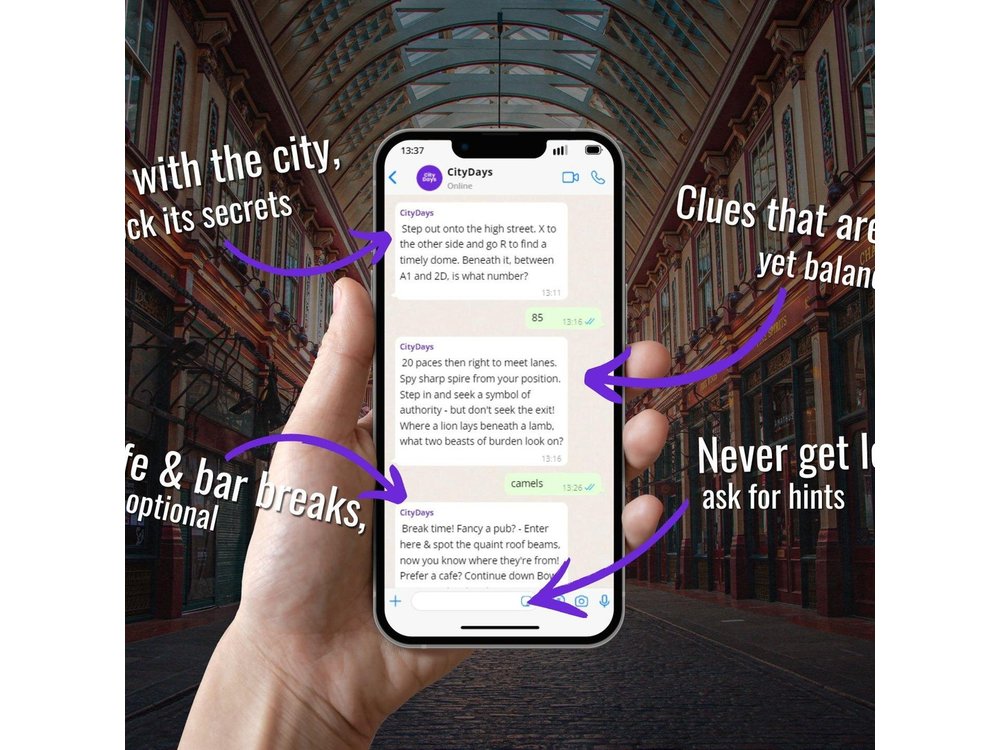Interactive Treasure Hunt Experience - Central London's Secrets