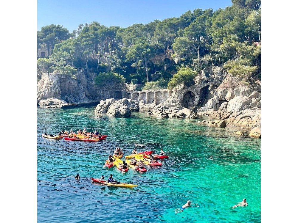 Costa Brava Kayak & Snorkel Tour + Picnic from Barcelona