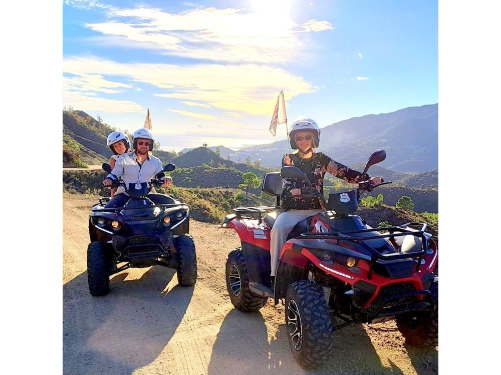 2 hours Quad Tour in Marbella - 1 quad for 1/2 persons 170€