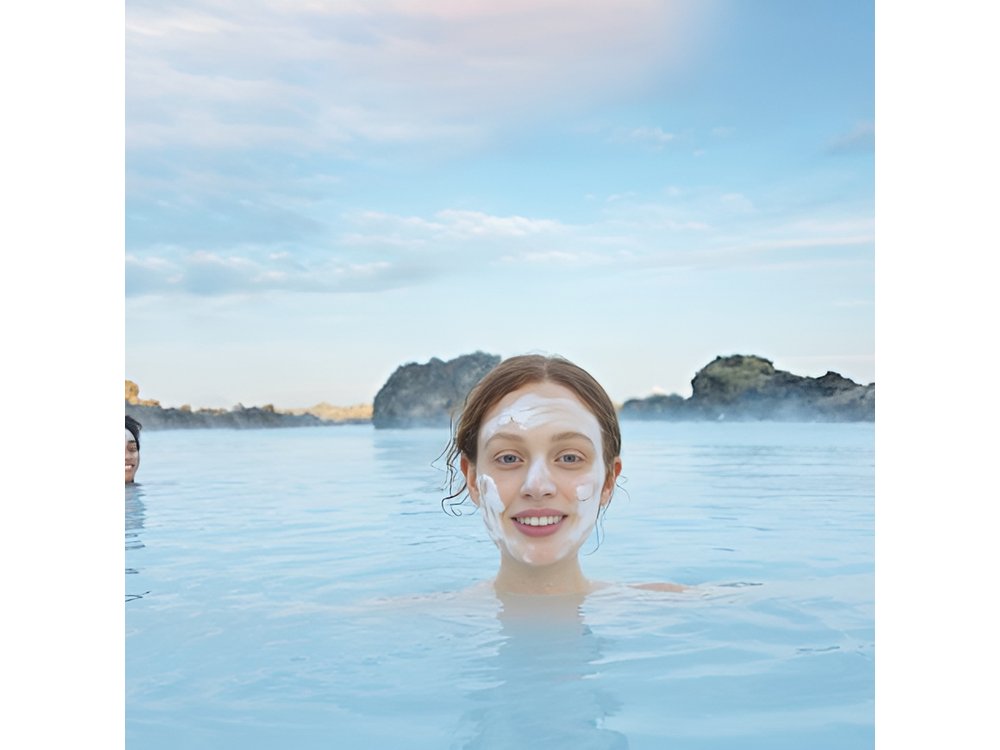 Blue Lagoon Admission with Mask, Drink, Transfers from Reykjavik