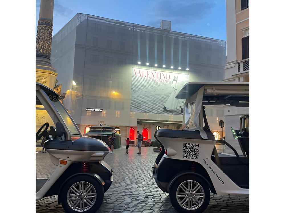 Private Golf Cart Twilight Tour Rome