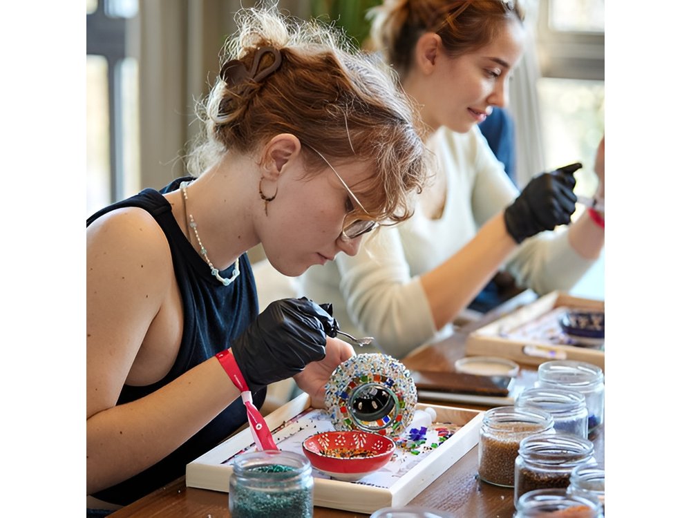 Istanbul: Turkish Mosaic Lamp Workshop in Galata – All Included