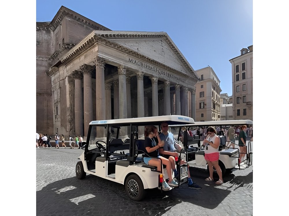 Private Golf Cart Rome City Tour with Gelato