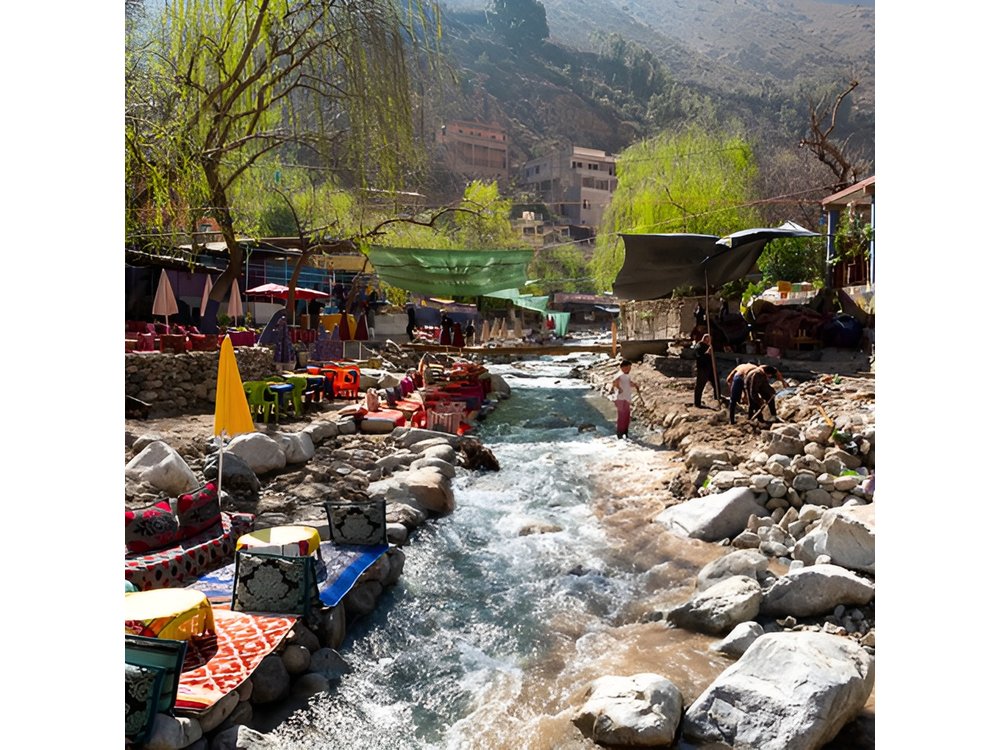 Marrakech: The Atlas, the valley DE the Ourika waterfalls