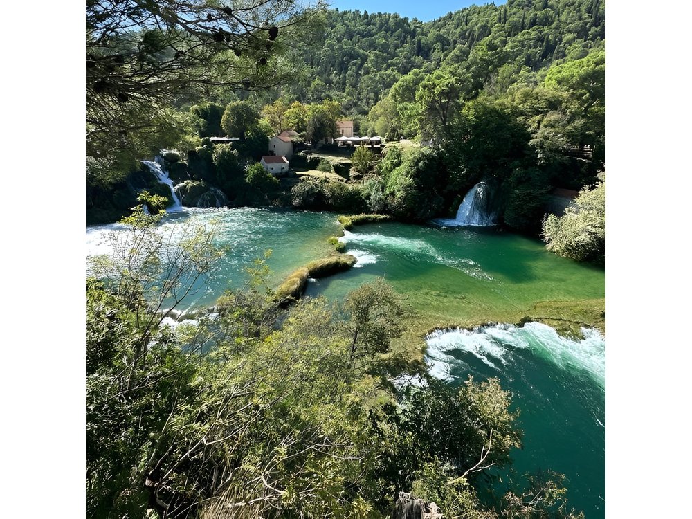 Private Krka Waterfalls Day Trip from Split including Wine Tasting & Lunch