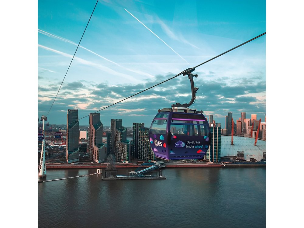 London Cable Car + Uber Boat Hop-On Hop-Off 1 Day River Pass