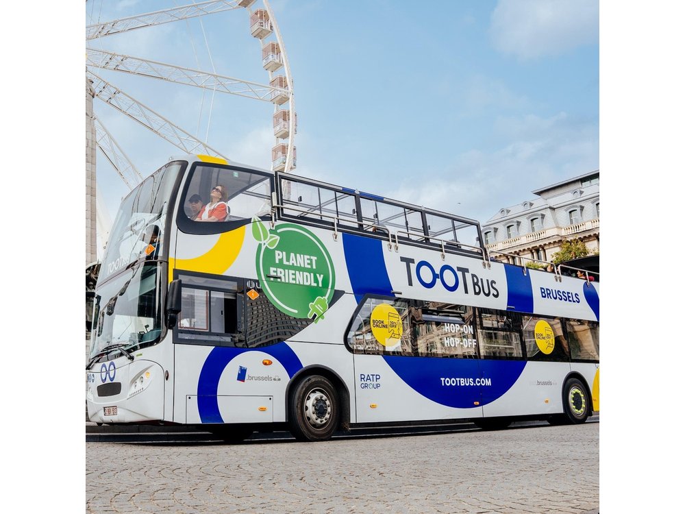 Brussels Tootbus Discovery Hop-on Hop-off and Ferris Wheel