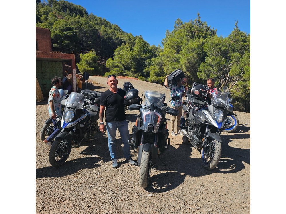 Passenger Motorcycle Tour in the Atlas from Marrakech
