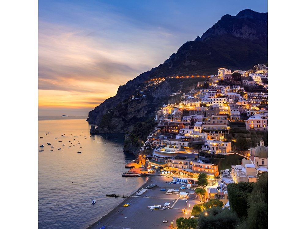 Amalfi Coast Sunset Tour & Dinner